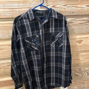 Multi color button down , Beverly Hills Polo Club men’s shirt